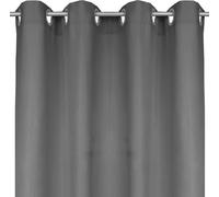 Echarpe déco Ellen oeillets env. 140x225 cm anthracite - gris foncé