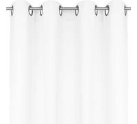 Echarpe déco Ellen oeillets env. 140x225 cm blanc - blanc neige