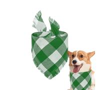 Écharpe décorative pour chien, bandana triangulaire pour chien - Bandana pour chien à carreaux respirant | Bandanas lavables pour animaux de compagnie, foulard décoratif pour chien pour la maison, les