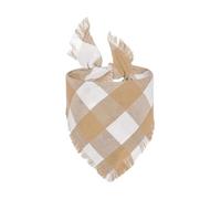 Écharpe décorative pour chiens - Bandana triangulaire pour animaux de compagnie - Respirant à carreaux - Bandanas lavables pour animaux domestiques, réunions, etc