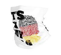 Écharpe Demi-Visage Allemand C'est dans Mon Adn Drapeau De l'Allemagne Séchage Rapide Chapeaux Demi-Visage Multi-Usage Headwrap pour Adulte Homme Moto