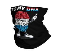 Écharpe Demi-Visage C'est Mon Adn Luxembourg Ultra-Douce Bande De Cheveux Élastique Gaiter pour Randonnée Adulte Vélo