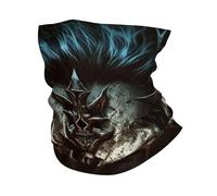 Écharpe Demi-Visage Crâne Maléfique Satanique Mort Sombre Multi-Usage Bande De Cheveux Étanche À La Poussière Echarpe Gaiter pour Femme Homme Vélo