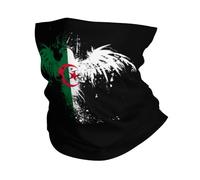 Écharpe Demi-Visage Drapeau De L'Eagle Algérien Respirant Tube Bandeaux Ultra-Douce Bande De Cheveux pour Extérieur Cyclisme Ski