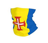 Écharpe Demi-Visage Drapeau De Madère Anti-UV Protection du Visage Élastique Bandana pour Randonnée Vélo Adulte
