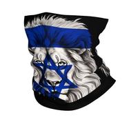 Écharpe Demi-Visage Drapeau du Lion D'Israël Séchage Rapide Chapeaux Demi-Visage Multi-Usage Chapeaux pour Moto Femme Sports