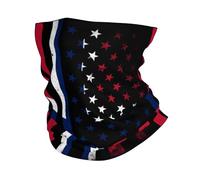 Écharpe Demi-Visage Drapeau Rétro De La Fierté Américaine Et Norvégienne Anti-UV Bande De Cheveux Multi-Usage Bandana pour Femme Homme Vélo