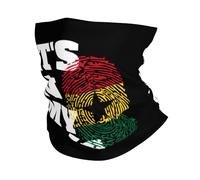 Écharpe Demi-Visage Ghanéen, C'est dans Mon Adn, Drapeau du Ghana Étanche À La Poussière Chapeaux Demi-Visage Anti-Solaire Cache-Cou pour Randonnée Cyclisme Course À Pied