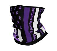 Écharpe Demi-Visage Le Drapeau Américain Lutte Contre Le Syndrome du Côlon Irritable Respirant Bandeau Magique Anti-UV Headwrap pour Yoga Moto Vélo