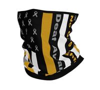 Écharpe Demi-Visage Le Drapeau Américain Lutte pour La Sensibilisation À La Surdité Séchage Rapide Bandeau Magique Anti-Solaire Echarpe Gaiter pour Homme Moto Sports