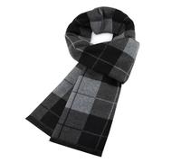 Écharpe d'hiver chaude pour hommes écharpes décontractées à carreaux châle long châle mode d'extérieur châles homme silencieux cadeau, 3, 180*30 cm