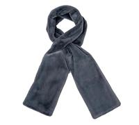 Écharpe d'hiver en peluche - Design en velours de coton de 140 cm, écharpe en coton pour femme, accessoire de poche avec fermeture éclair, enveloppe douce et chaude pour l'extérieur pour les voyages