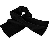 Écharpe d'hiver en polaire thermique pour homme - Protection contre le froid - Pour tous les jours, la pêche, la marche - Noir, Noir