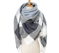 Écharpe d'hiver pour femme - Plaid tartan à carreaux - Grande taille - XXL - Emballage à carreaux - Oversize - En cachemire - Longue et douce