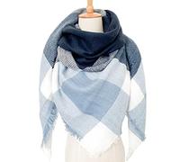 Écharpe d'hiver pour femme - Plaid tartan à carreaux - Grande taille - XXL - Emballage à carreaux - Oversize - En cachemire - Longue et douce
