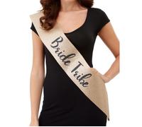 Echarpe dorée Bride Tribe EVJF adulte