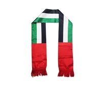 Écharpe double face pour tous les âges - Accessoires de sport - Drapeaux nationaux arabes unis - Pour décoration de vacances, Taille S, taille unique