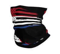Écharpe Drapeau Américain Et Drapeau des Pays-Bas Cache Cou Multifonction Balaclava Respirant Couvre-Chef pour Jogging Cyclisme Adulte 25X50Cm