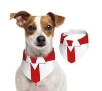Écharpe drapeau de l'Irlande du Nord pour animal domestique, bandanas pour chien, printemps, été, en coton doux, accessoires réglables pour petit, moyen, grand, fille, garçon, chiot