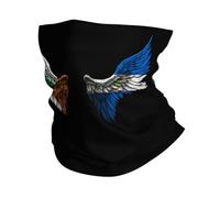 Écharpe Drapeau De L'Irlande Et du Nicaragua Cache Cou Anti-Solaire Couvre-Chef Multifonction Balaclava pour Cyclisme Homme Femme Randonnée 25X50CM