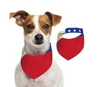 Écharpe drapeau des Philippines pour animal domestique, bandanas printemps été en coton doux pour chiot, accessoires réglables pour petites, moyennes et grandes filles, garçons, chiots de petite