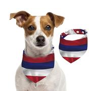 Écharpe drapeau d'Hawaï pour animal domestique américain pour chien, bandanas printemps été en coton doux pour chiot, accessoires réglables pour petites, moyennes et grandes, filles, garçons, chiots