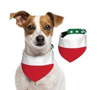 Écharpe drapeau du Koweïti pour animal domestique, bandanas printemps été en coton doux pour chiot, accessoires réglables pour petites, moyennes et grandes, filles, garçons, chiots, taille M