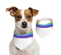 Écharpe drapeau juif pour animal domestique, bandanas printemps été en coton doux pour chiot, accessoires réglables pour petites, moyennes et grandes, filles, garçons, chiots, grands