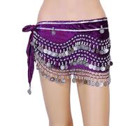 Écharpe élégante avec franges et paillettes pour la danse du ventre, les spectacles de scène, les fêtes, les costumes et les danses orientales, Pp2, taille unique