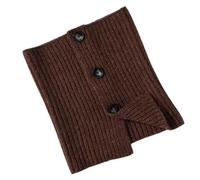 Écharpe élégante en tricot pour adolescentes filles et femmes par temps froid Gaich Wrap pour faire du shopping Accessoire d'hiver unisexe gratuit, café, taille unique