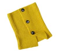 Écharpe élégante en tricot pour adolescentes filles et femmes par temps froid Gaich Wrap pour faire du shopping Accessoire d'hiver unisexe gratuit, jaune, taille unique