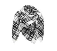 Écharpe en cachemire surdimensionnée pour femme - Longue et douce - Écharpe tube tricotée chaude pour femme - Bleu vert - Taille unique - Pour homme, Noir , taille unique
