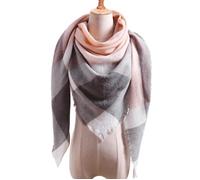 Écharpe en cachemire tricoté pour femme,Plaid chaud,châle,marque de luxe,Bandana,Pashmina, pour dame,collection printemps-hiver