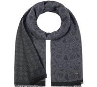 Écharpe en Coton Jacquard Stamps by Stetson bleu foncé One Size