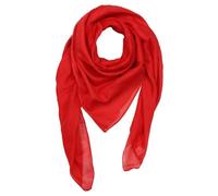 Freak Scene Echarpe en coton - rouge - tissu carré