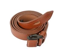 Écharpe en cuir allemand MP40 de la Seconde Guerre mondiale - Reproduction de 1941 estampillée