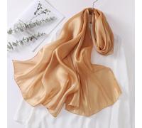 Écharpe en fil de polyester pour femme, élégante, couleur unie, légère pour une tenue décontractée ou formelle, 190 x 70 cm (blanc 2)