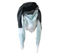 Écharpe en grosse maille pour femme en mélange de coton - Doublure polaire d'hiver - Écharpe d'été pour femme - Écharpe d'hiver de qualité supérieure - Écharpe tricotée unisexe - Écharpe chaude, Noir