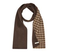 Écharpe en jacquard double face femme COMMA Marron TU