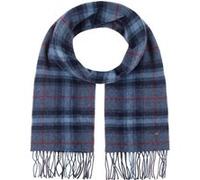 Écharpe en Laine Hoverton Check by Lierys bleu foncé One Size