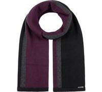 Écharpe en Laine Merino Stripes by Stetson noir-lilas One Size