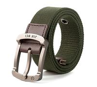 Écharpe en laine pour homme et adulte unisexe en toile à libération rapide - Ceinture extérieure pour homme - Ceinture d'entraînement en plein air - Bonnet femme d'hiver, Vert armée., L