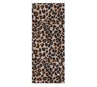 Écharpe en maille tricotée effet lainage à imprimé léopard all-over