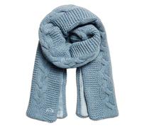 Superdry Vintage Cable Scarf Bleu Femme