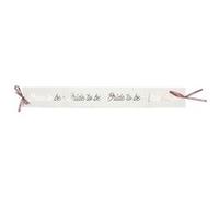 Écharpe en Papier "Bride to Be" 80cm Blanc & Rose Blanc G