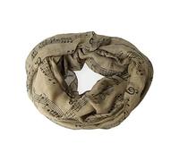 Écharpe en rond Note Ligne - Beau cadeau pour musicien - Vert - Taille unique