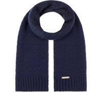 Écharpe en Tricot Merino Yak by Seeberger bleu foncé One Size