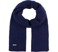 Écharpe en Tricot Merla Merino by Seeberger bleu foncé One Size