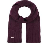 Écharpe en Tricot Merla Merino by Seeberger prune One Size