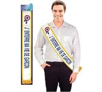Echarpe Enterrement De Vie De Garcon - Bleu Multicolore G